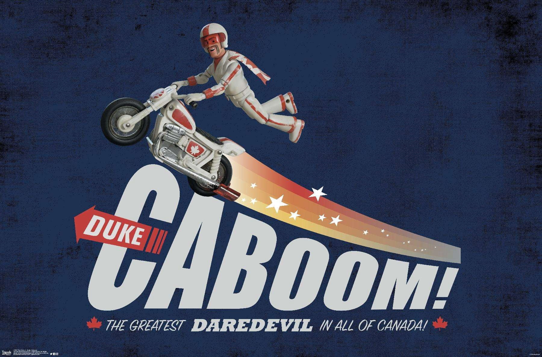 Disney Pixar Toy Story 4 - Duke Caboom Wall Poster, 14.725" x 22.375"