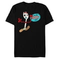 thumbnail image 1 of Disney Pixar Toy Story 4 Forky Get Me Outta Here T-Shirt- Short Sleeve Blended T-Shirt for Adults - Customized-Black, 1 of 5
