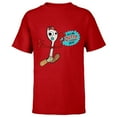 thumbnail image 1 of Disney Pixar Toy Story 4 Forky Get Me Outta Here T-Shirt - Short Sleeve T-Shirt for Kids - Customized-Red, 1 of 5