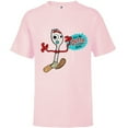 thumbnail image 1 of Disney Pixar Toy Story 4 Forky Get Me Outta Here T-Shirt - Short Sleeve T-Shirt for Kids - Customized-Soft Pink, 1 of 5
