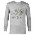 thumbnail image 1 of Disney Pixar Toy Story 4 Forky Rides Rex Sketch T-Shirt - Long Sleeve T-Shirt for Men - Customized-Athletic Heather, 1 of 5
