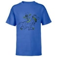 thumbnail image 1 of Disney Pixar Toy Story 4 Forky Rides Rex Sketch T-Shirt - Short Sleeve T-Shirt for Kids - Customized-Royal, 1 of 5