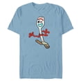 thumbnail image 1 of Disney Pixar Toy Story 4 Forky Running T-Shirt- Short Sleeve Blended T-Shirt for Adults - Customized-Ocean Blue, 1 of 5