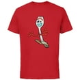 thumbnail image 1 of Disney Pixar Toy Story 4 Forky Running T-Shirt - Short Sleeve Cotton T-Shirt for Adults - Customized-Red, 1 of 5