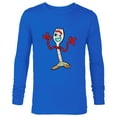 thumbnail image 1 of Disney Pixar Toy Story 4 Forky T-Shirt - Long Sleeve T-Shirt for Men - Customized-Royal, 1 of 5