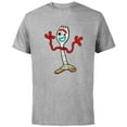 thumbnail image 1 of Disney Pixar Toy Story 4 Forky T-Shirt - Short Sleeve Cotton T-Shirt for Adults - Customized-Athletic Heather, 1 of 5
