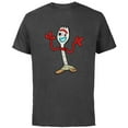 thumbnail image 1 of Disney Pixar Toy Story 4 Forky T-Shirt - Short Sleeve Cotton T-Shirt for Adults - Customized-Charcoal, 1 of 5
