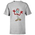 thumbnail image 1 of Disney Pixar Toy Story 4 Forky T-Shirt - Short Sleeve T-Shirt for Kids - Customized-Athletic Heather, 1 of 5