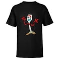 thumbnail image 1 of Disney Pixar Toy Story 4 Forky T-Shirt - Short Sleeve T-Shirt for Kids - Customized-Black, 1 of 5