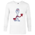 thumbnail image 1 of Disney Pixar Toy Story 4 Forky Waves Hi T-Shirt - Long Sleeve T-Shirt for Men - Customized-White, 1 of 5