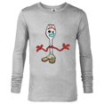 thumbnail image 1 of Disney Pixar Toy Story 4 Forky's Here T-Shirt - Long Sleeve T-Shirt for Men - Customized-Athletic Heather, 1 of 5