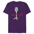 thumbnail image 1 of Disney Pixar Toy Story 4 Forky's Here T-Shirt- Short Sleeve Blended T-Shirt for Adults - Customized-Purple, 1 of 5