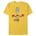 thumbnail image 1 of Disney Pixar Toy Story 4 Forky's Here T-Shirt- Short Sleeve Blended T-Shirt for Adults - Customized-Yellow, 1 of 5