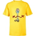 thumbnail image 1 of Disney Pixar Toy Story 4 Forky's Here T-Shirt - Short Sleeve T-Shirt for Kids - Customized-Yellow, 1 of 5