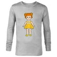 thumbnail image 1 of Disney Pixar Toy Story 4 Gabby Gabby Doll T-Shirt - Long Sleeve T-Shirt for Men - Customized-Athletic Heather, 1 of 5
