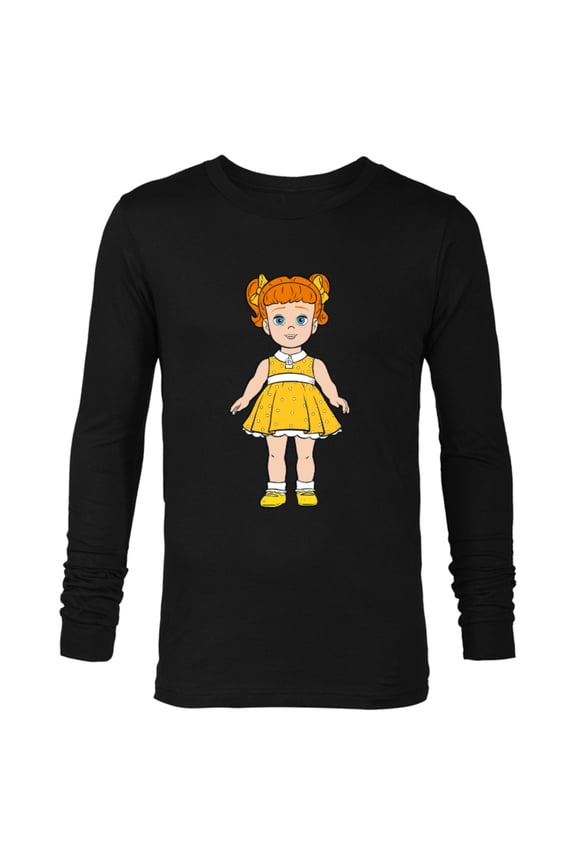 Disney Pixar Toy Story 4 Gabby Gabby Doll T-Shirt - Long Sleeve T-Shirt for Men - Customized-Black