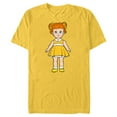 thumbnail image 1 of Disney Pixar Toy Story 4 Gabby Gabby Doll T-Shirt- Short Sleeve Blended T-Shirt for Adults - Customized-Yellow, 1 of 5