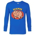 thumbnail image 1 of Disney Pixar Toy Story 4 Hamm T-Shirt - Long Sleeve T-Shirt for Men - Customized-Royal, 1 of 5