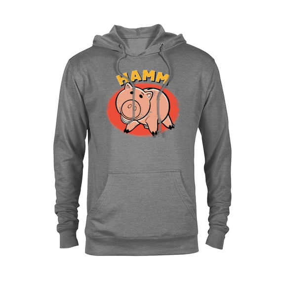 Disney Pixar Toy Story 4 Hamm T-Shirt - Pullover Hoodie for Adults - Customized-Graphite Heather