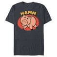 thumbnail image 1 of Disney Pixar Toy Story 4 Hamm T-Shirt- Short Sleeve Blended T-Shirt for Adults - Customized-Navy Heather, 1 of 5