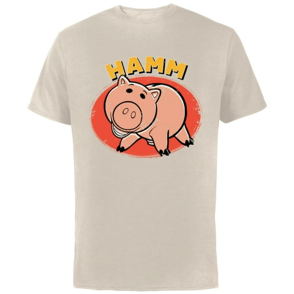 Disney Pixar Toy Story 4 Hamm T-Shirt - Short Sleeve Cotton T-Shirt for Adults - Customized-Putty