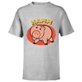 thumbnail image 1 of Disney Pixar Toy Story 4 Hamm T-Shirt - Short Sleeve T-Shirt for Kids - Customized-Athletic Heather, 1 of 5