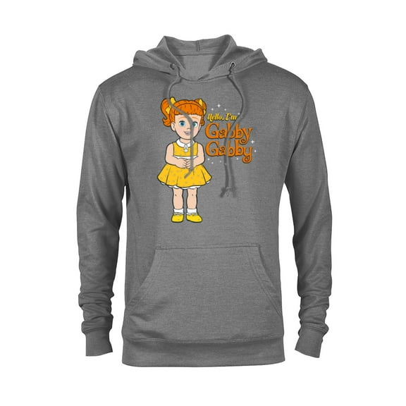 Disney Pixar Toy Story 4 Hello I'm Gabby Gabby T-Shirt - Pullover Hoodie for Adults - Customized-Graphite Heather