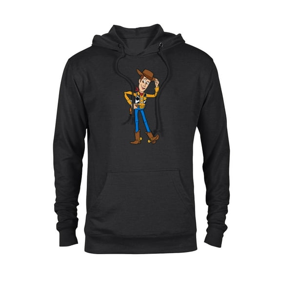 Disney Pixar Toy Story 4 Hello Woody Cowboy T-Shirt - Pullover Hoodie for Adults - Customized-Black