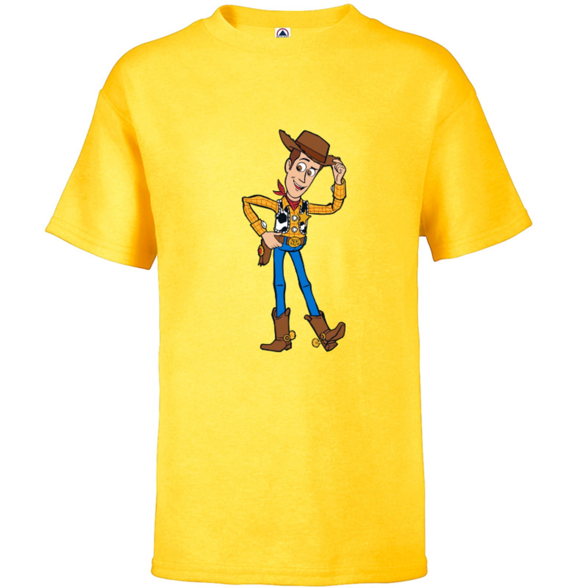 Toy story woody 2024 shirt yellow toddler