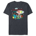 thumbnail image 1 of Disney Pixar Toy Story 4 It’s Christmas Bring On The Toys Standard - Short Sleeve Blended T-Shirt for Adults – Customized-Navy Heather, 1 of 5