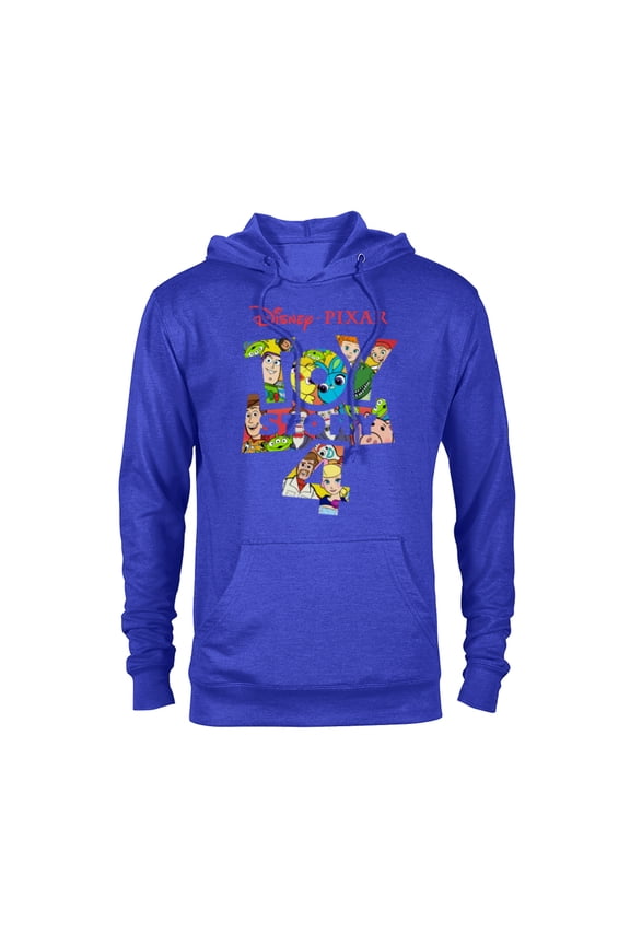 Disney Pixar Toy Story 4 Logo and Characters T-Shirt - Pullover Hoodie for Adults - Customized-Royal Heather