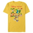 thumbnail image 1 of Disney Pixar Toy Story 4 Logo and Characters T-Shirt- Short Sleeve Blended T-Shirt for Adults - Customized-Yellow, 1 of 5