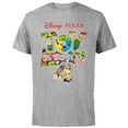 thumbnail image 1 of Disney Pixar Toy Story 4 Logo and Characters T-Shirt - Short Sleeve Cotton T-Shirt for Adults - Customized-Athletic Heather, 1 of 5