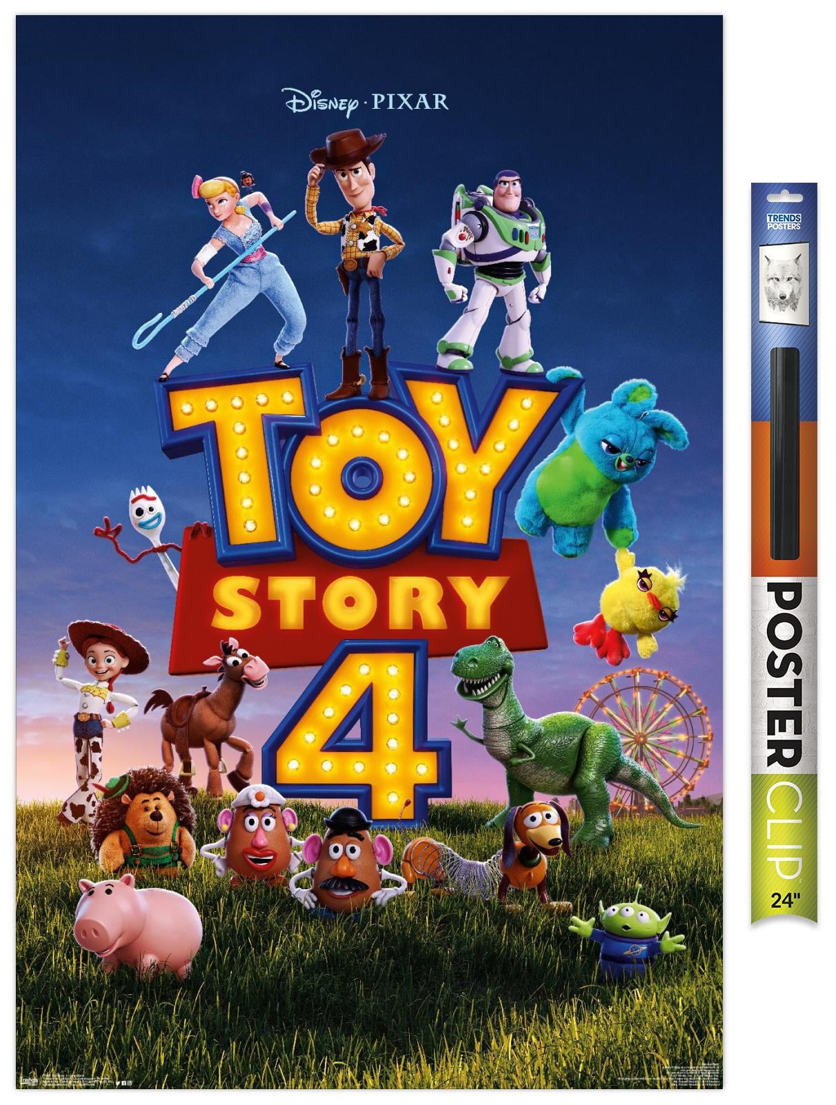 特撮 PIXAR TOY STORY POSTER FIGURE 1995 Toy Story Movie Poster 11X17 Woody Buzz Lightyear Andy