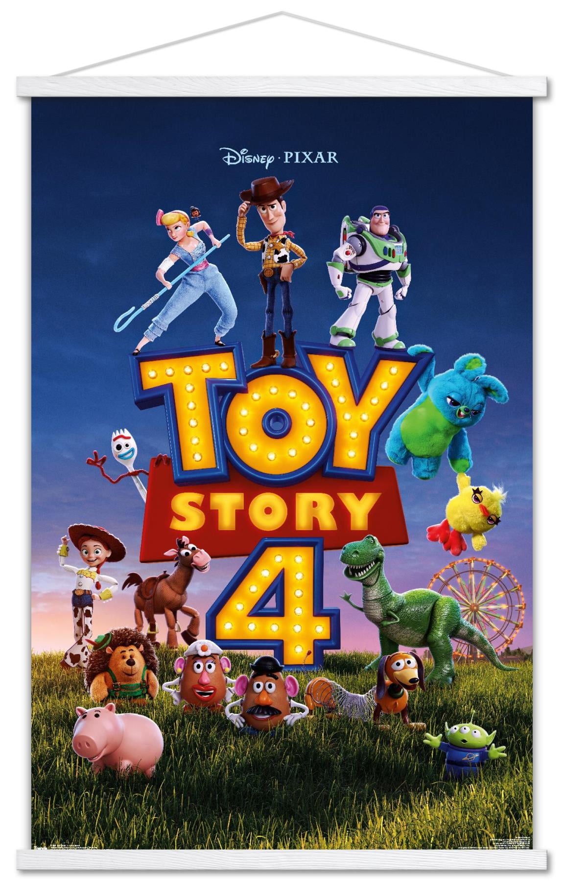 その他 PIXAR TOY STORY POSTER FIGURE Disney Pixar Toy Story 4 - One Sheet Wall Poster with Push