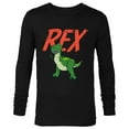 thumbnail image 1 of Disney Pixar Toy Story 4 Rex Dinosaur T-Shirt - Long Sleeve T-Shirt for Men - Customized-Black, 1 of 5