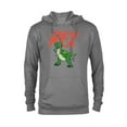 thumbnail image 1 of Disney Pixar Toy Story 4 Rex Dinosaur T-Shirt - Pullover Hoodie for Adults - Customized-Graphite Heather, 1 of 5