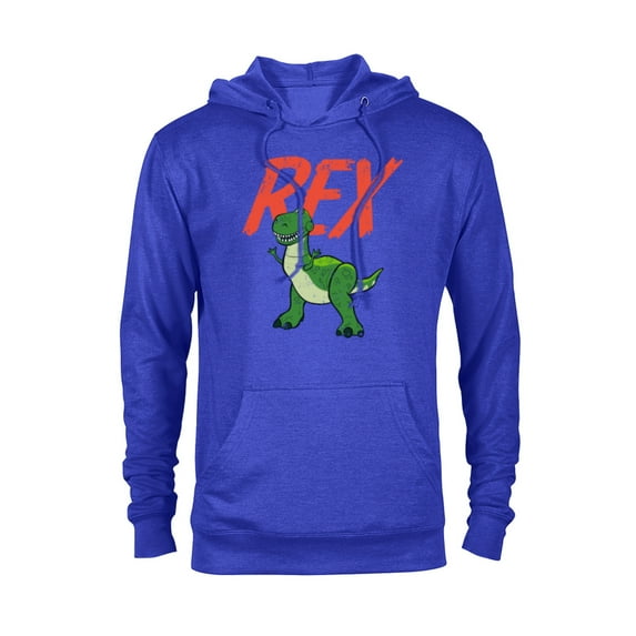Disney Pixar Toy Story 4 Rex Dinosaur T-Shirt - Pullover Hoodie for Adults - Customized-Royal Heather