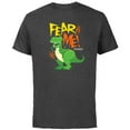 thumbnail image 1 of Disney Pixar Toy Story 4 Rex Fear Me Please T-Shirt - Short Sleeve Cotton T-Shirt for Adults - Customized-Charcoal, 1 of 5