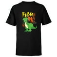 thumbnail image 1 of Disney Pixar Toy Story 4 Rex Fear Me Please T-Shirt - Short Sleeve T-Shirt for Kids - Customized-Black, 1 of 5