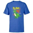thumbnail image 1 of Disney Pixar Toy Story 4 Rex Fear Me Please T-Shirt - Short Sleeve T-Shirt for Kids - Customized-Royal, 1 of 5