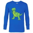 thumbnail image 1 of Disney Pixar Toy Story 4 Rex Halftone T-Shirt - Long Sleeve T-Shirt for Men - Customized-Royal, 1 of 5