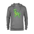 thumbnail image 1 of Disney Pixar Toy Story 4 Rex Halftone T-Shirt - Pullover Hoodie for Adults - Customized-Graphite Heather, 1 of 5