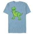 thumbnail image 1 of Disney Pixar Toy Story 4 Rex Halftone T-Shirt- Short Sleeve Blended T-Shirt for Adults - Customized-Ocean Blue, 1 of 5