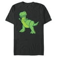 thumbnail image 1 of Disney Pixar Toy Story 4 Rex Halftone T-Shirt- Short Sleeve Blended T-Shirt for Adults - Customized-Dark Heather, 1 of 5