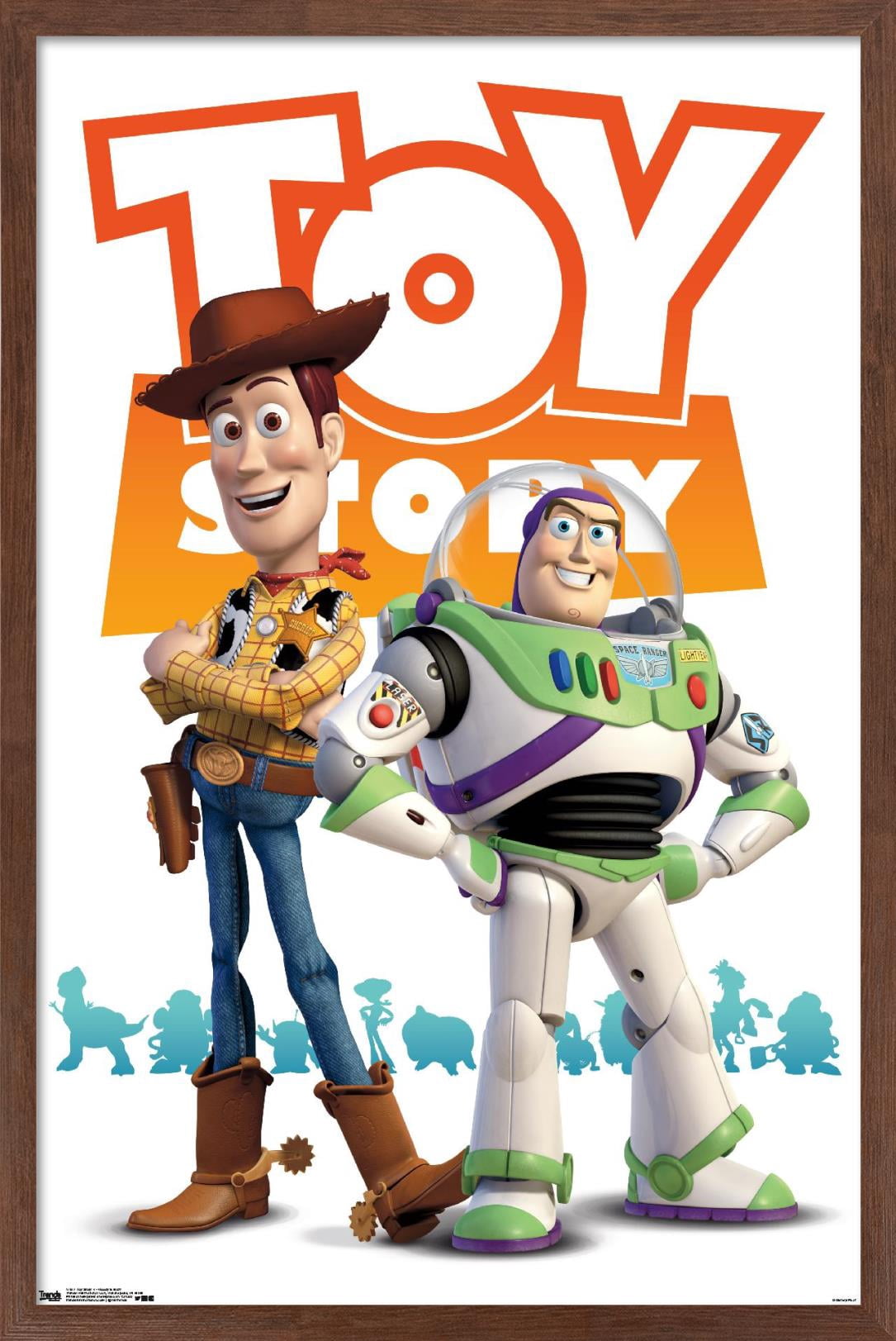 Disney Pixar Toy Story 4 - Woody And Buzz Wall Poster, 14.725