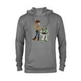 thumbnail image 1 of Disney Pixar Toy Story 4 Woody and Buzz Lightyear T-Shirt - Pullover Hoodie for Adults - Customized-Graphite Heather, 1 of 5
