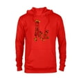 thumbnail image 1 of Disney Pixar Toy Story 4 Woody and Forky Sketch T-Shirt - Pullover Hoodie for Adults - Customized-Red Heather, 1 of 5