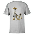 thumbnail image 1 of Disney Pixar Toy Story 4 Woody and Forky Sketch T-Shirt - Short Sleeve T-Shirt for Kids - Customized-Athletic Heather, 1 of 5