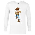 thumbnail image 1 of Disney Pixar Toy Story 4 Woody on the Run T-Shirt - Long Sleeve T-Shirt for Men - Customized-White, 1 of 5